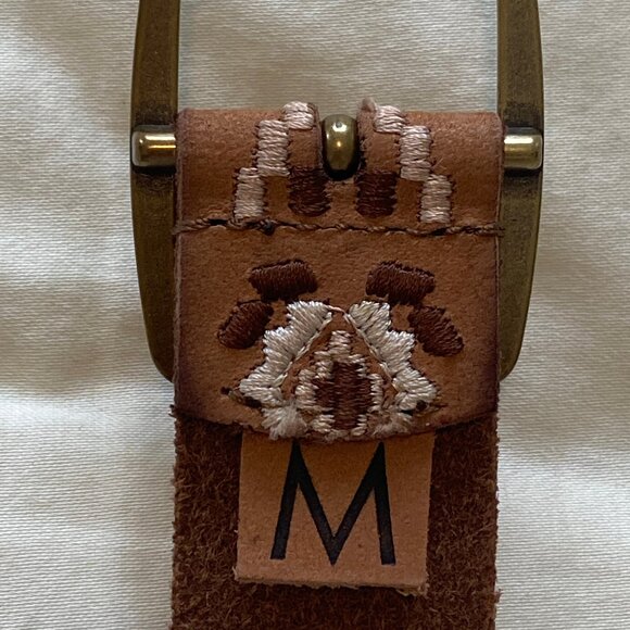 Lucky Brand New Without Tags Tan Beaded Belt M 😍 - Picture 9 of 10